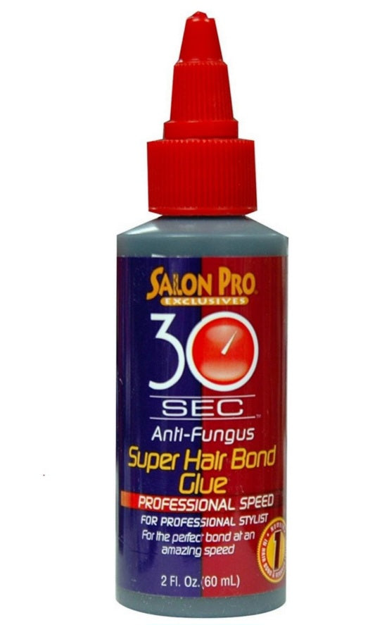 Salon Pro 30 Sec Anti-Fungus Super Hair Bond Glue, 2 fl. oz. (60 mL)