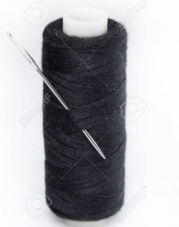 Black weaving thread