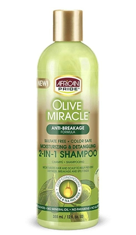 African Pride Olive Miracle 2-in-1 Shampoo 12 fl oz (355 mL)