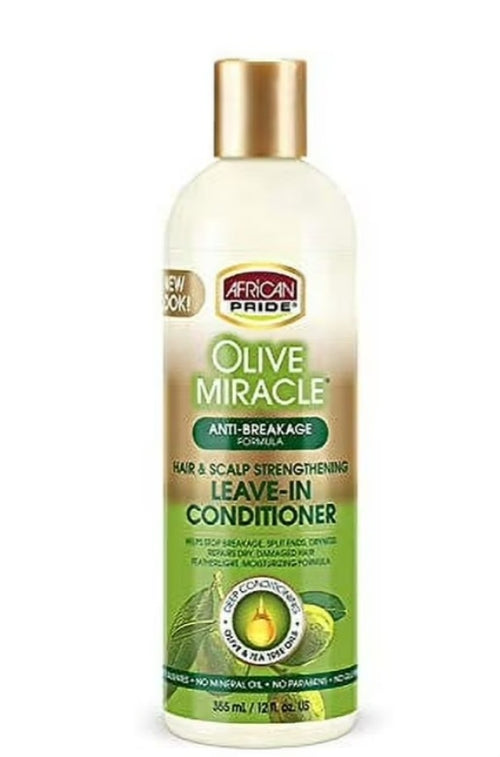 African Pride Olive Miracle Leave-In Conditioner12 fl oz (355 mL)