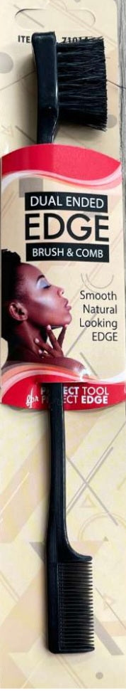 Dual Ended Edge Brush & Comb